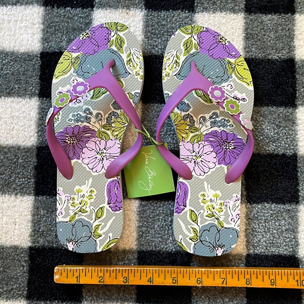 Vera Bradley “Watercolor” Flip-flops